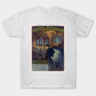 Grottes de Bétharram France Vintage Poster 1910 T-Shirt